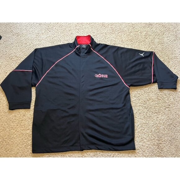 Cincinnati Bearcats Vintage Jordan Nike Long Sleeve Snap Button Warm Up Size XL - Picture 1 of 11